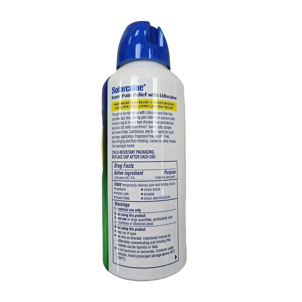 Solarcaine Burn Relief‎ SPRAY Cool Aloe 4 oz